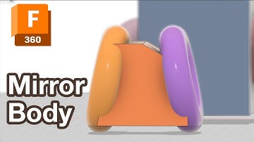 How to Mirror a Body in Fusion 360 Tutorial