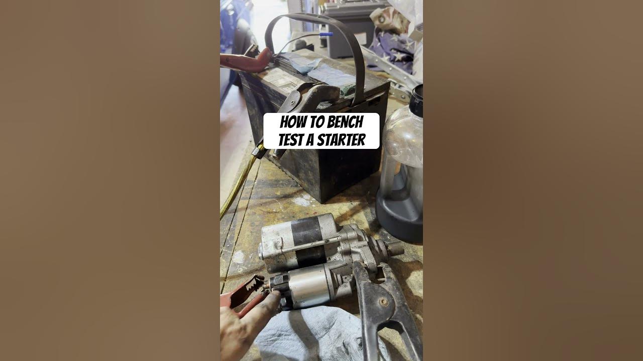 how-to-bench-test-a-starter-civic-eghatch-honda-diy-youtube
