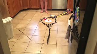 Item #79 ~ Rube Goldberg machine: couch potato edition