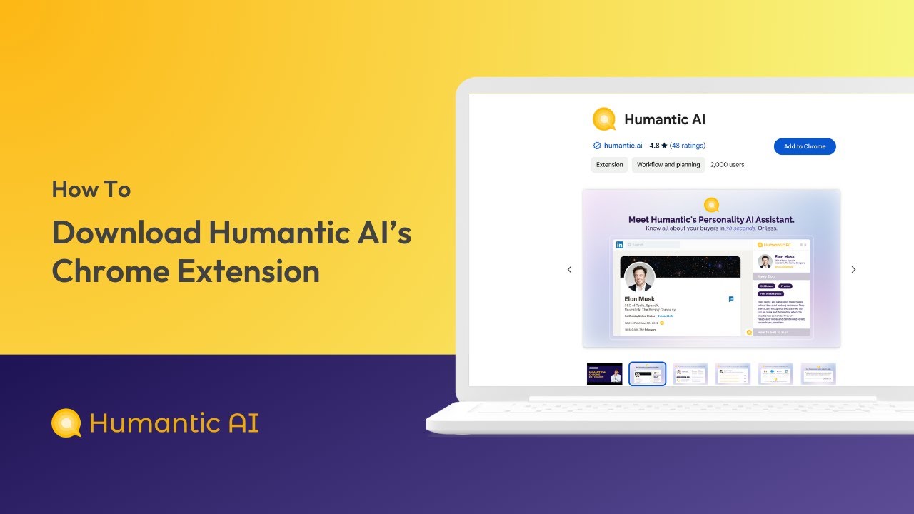 How To Download And Use The Humantic AI Chrome Extension