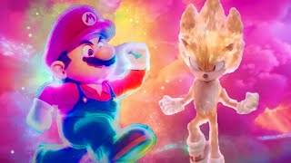 Star mario vs super Sonic