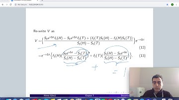 Chapter7 Binomial model replicating portfolio