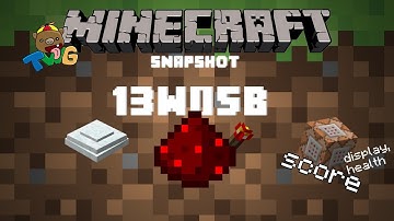 Minecraft Snapshot 13w05b Snow layers, Scoreboard system and More! (1.5 The Redstone Update)