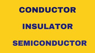 Conductor Insulator and Semiconductor || Hindi ||Partha Priya Pal