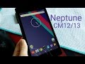 Neptune Material Vibrant Theme CM13/12 on Nexus 7
