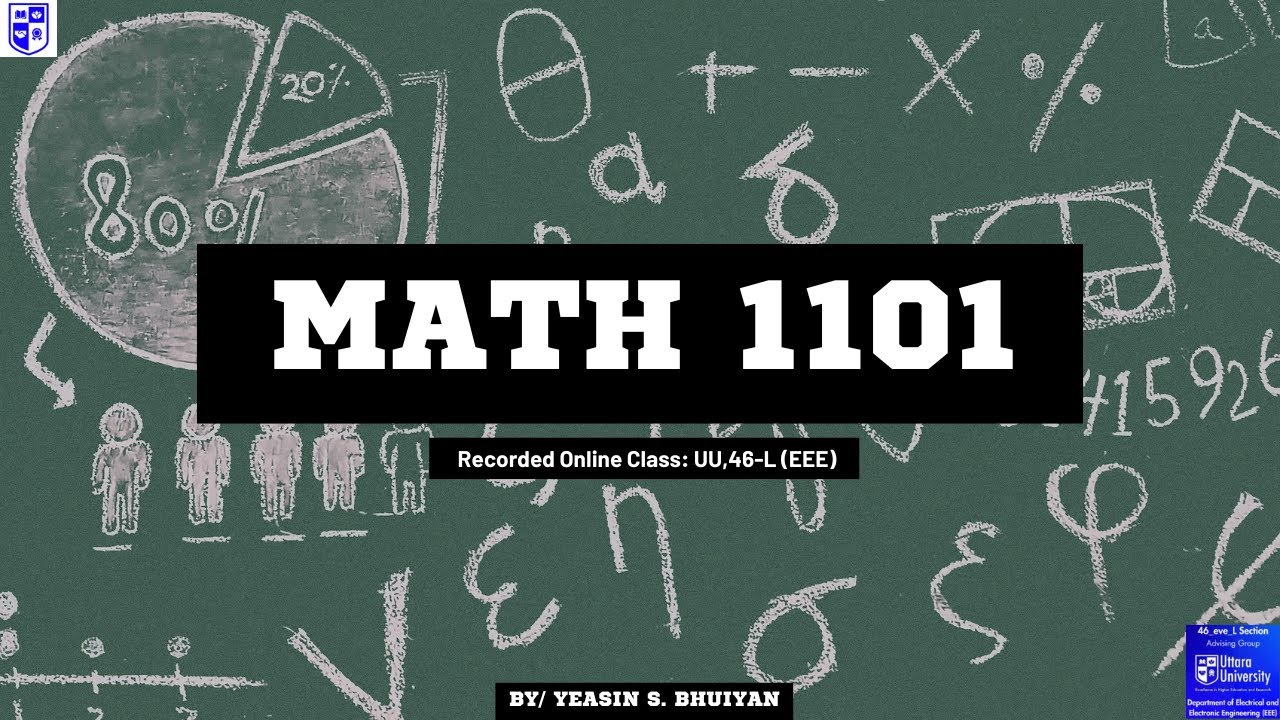 Eee Mathi UU-46-L(EEE), Math-1101, Recording Online Class :04 (23-03-25) - YouTube