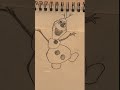 Hi I'm Olaf🥰 #art #drawing #artwork #sketch #frozen