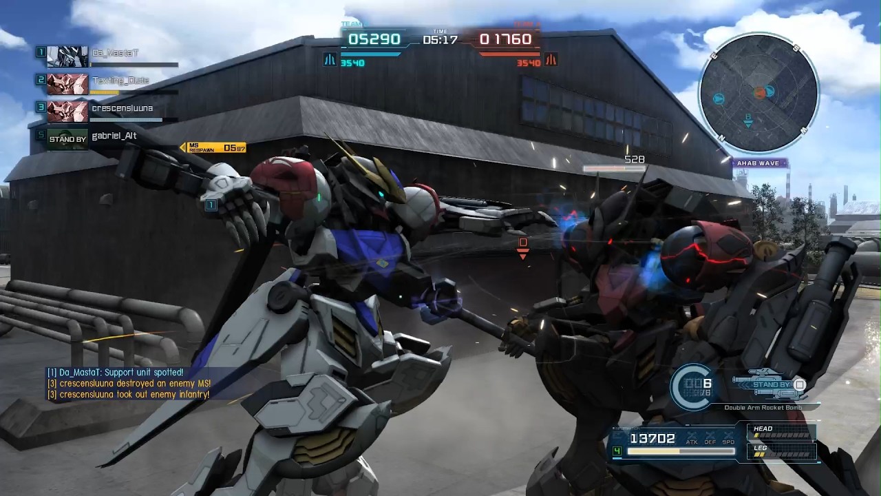 Gundam Barbatos Lupus in 700 Basic Match at Port Base