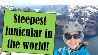Skiing Stoos near Lucerne Switzerland