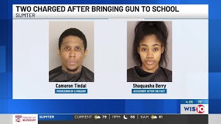 Police: 2 charged after dead pet leads to gun disturbance at Sumter County school