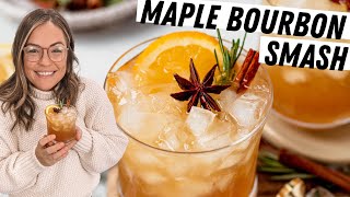 Maple Bourbon Smash (Big Batch Option)