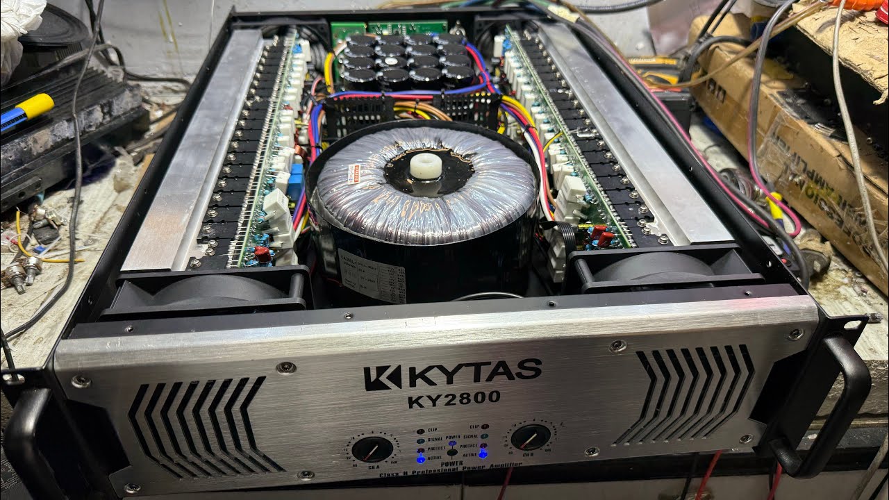 KYTAS KY2800 power amplifier tips kung paanu e calibrate o e fix biasing 