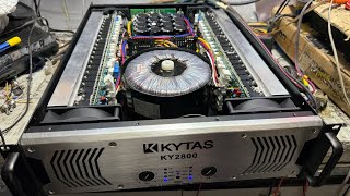 KYTAS KY2800 power amplifier tips kung paanu e calibrate o e fix biasing 