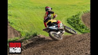Dean Wilson and Tommy Searle ride the 2017 MXoN  Matterley Basin track