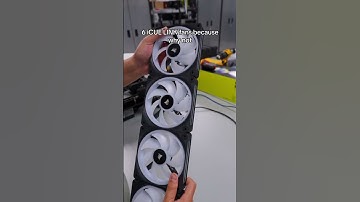 Just one wire too #corsair #icuelink #rgbfans #pcbuild