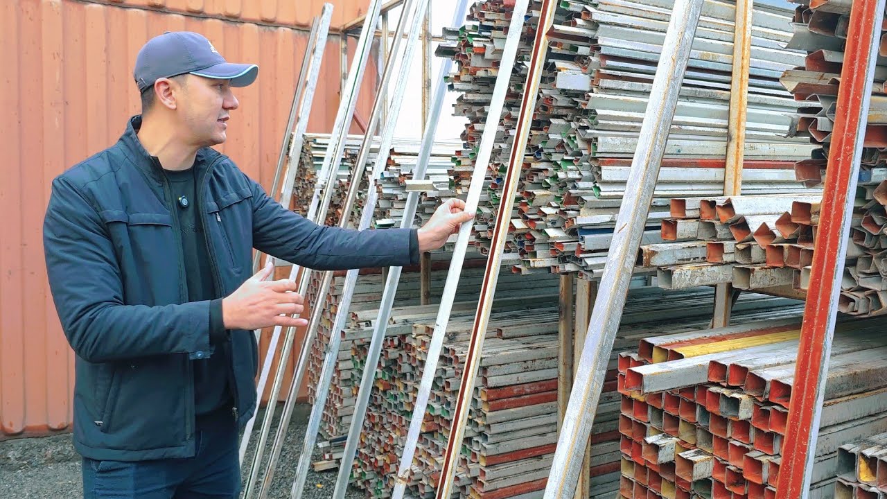 БОЗОРДАН АРЗОН НАРХДА 4×4 4×5 4×6 КАНТЕЙНЕР ПРОФИЛ ВА РЕЙКАЛАР ОПТОМ