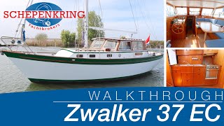 Zwalker 37 EC for sale | Yacht Walkthrough | @ Schepenkring Lelystad | 4K