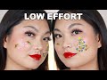 FAST &amp; EASY CHRISTMAS MAKEUP TUTORIAL | TREE &amp; CANDY CANE