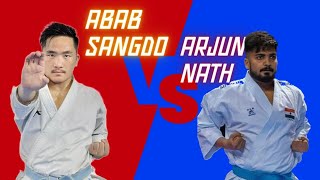 KIO ALL INDIA KARATE CHAMPIONSHIP 2024, Senior male Individual Kata. ABAB SANGDO vs ARJUN NATH.