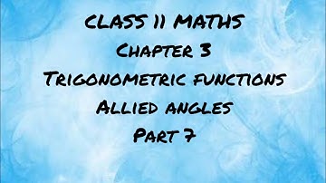 CLASS 11 MATHS| Chapter 3| Trigonometric functions| part 7| 2022 Malayalam |