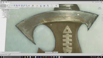 Modelling the Eldar Dagger in Fusion 360 at normal speed