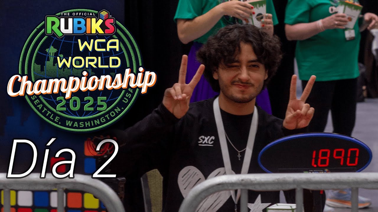 Así fue el CAMPEONATO MUNDIAL de Cubos Rubik... (Día 2) | Rubik's WCA World Championship 2025 (Vlog)