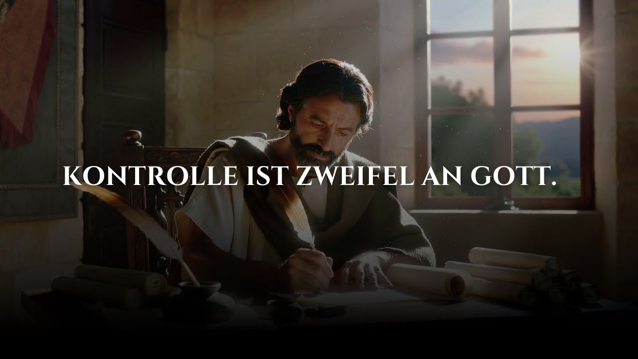 Hör auf, alles KONTROLLIEREN zu wollen, vertraue auf GOTT.