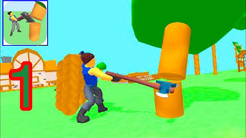 Lumbercraft Gameplay All Levels walkthrough part-1 (iOS/Android)