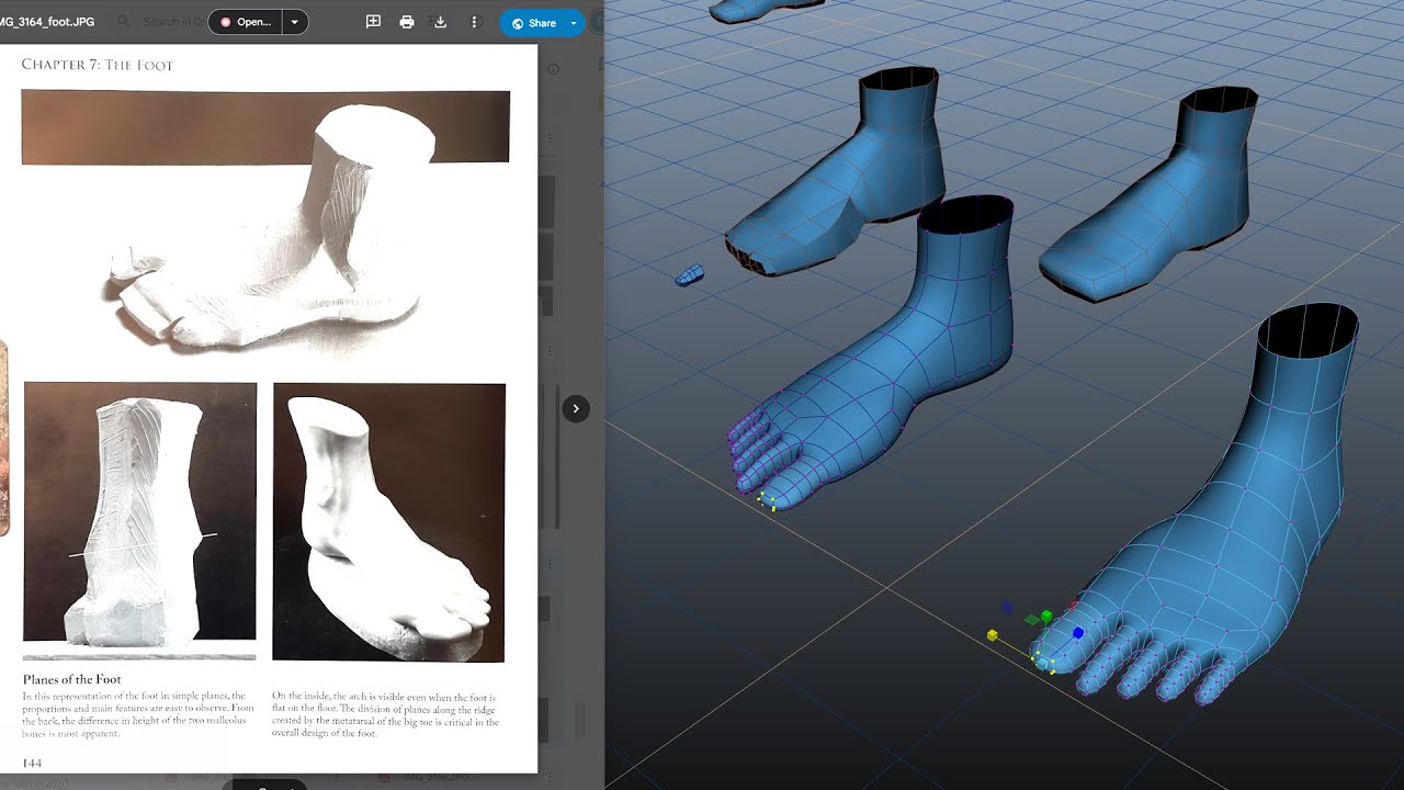 3dmodanim 27 Foot Step 01 Youtube 