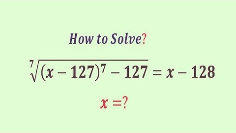 An Amazing Algebra Challenge | Olympiad Question | Can you Solve this? | x=?
