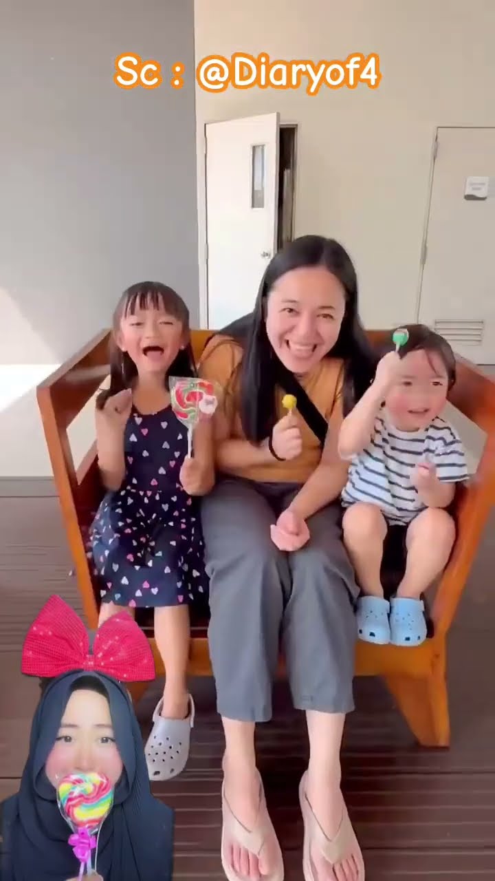 DIA CUMA DAPAT GAGANG PERMEN ⁉️ tapi ternyata kejutan Lolipop besar ? @Diaryof4 #shorts #funny