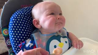 Baby Tries Baby Food + Baby’s First Foods