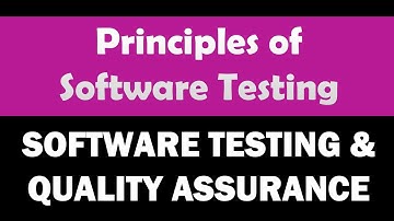 Principles of Software Testing | Software Testing & Quality IPU semester 7th Unit 1 BTech final year