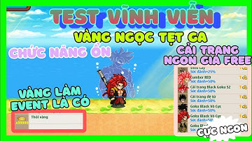 Ngọc Rồng Lậu Mới || Test Vĩnh Viễn Free Tẹt Ga Cải Trang Đồ Miễn Phí Đame Vừa Phải Đáng Cho Ae Chơi