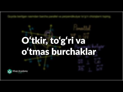 Video: Uchburchak Tomonlaridagi Burchakni Qanday Topish Mumkin