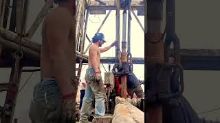 Drilling Work #Rig #Ad #Drilling #Oil #Tripping #Derrickman