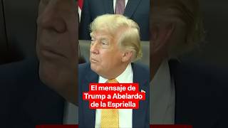 Trump predicts great relations with Abelardo de la Espriella as president of Colombia.