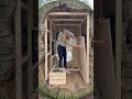 Makio transformed this log into a house #forest #help #house #learn #support #treehouse #wild