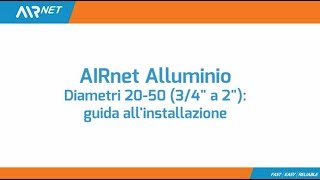 AIRnet alluminio - Come installare tubazioni aria compressa
