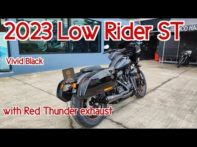 Low Rider ST 2023 with Red Thunder exhaust Walkaround Close up