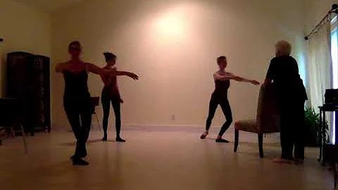 Hilary Kelley, Kinetic Theory ballet class. piroue...