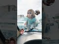 A woman's fear and concern about a baby monkey #monkey #babymonkeycry #funny #monpai #poorbabymonket