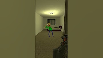 Baldi Falls Asleep in Gmod #shrots #baldi #gmod