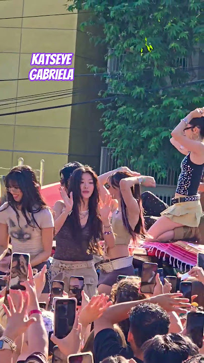 KATSEYE GABRIELA AT THE TAILGATE #kpop #globalpop #katseye #eyekons #beautifulchaos #edgar_reacts