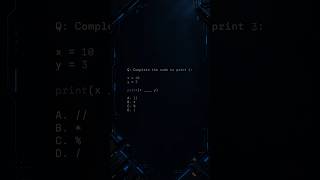 ooh! choose the correct operator | Arithmetic operators #python #education #foryou #trending