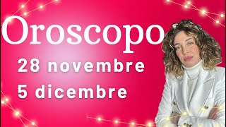 OROSCOPO SETTIMANALE 28 NOVEMBRE 5 DICEMBRE | ASTROLOGIA EVOLUTIVA | #oroscopo #astrologia