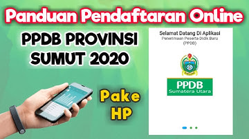 Cara Daftar PPDB Online 2020 SMA (SUMUT)