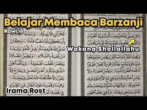 Teks Baca Rawi TES BACA BARZANJI RAWI 18 WAKAANA SHOLLALLAAHU’ALAIHI WASALLAM - YouTube
