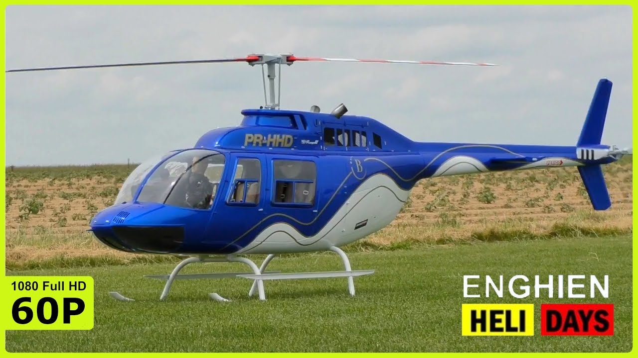 DENNIS ENGEL WITH HIS NEW XXL TURBINE BELL 206 JETRANGER