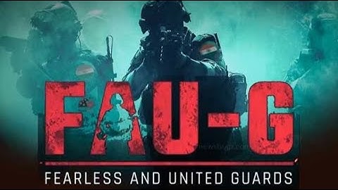 faug gameplay | FAU-G mobile game video & first look